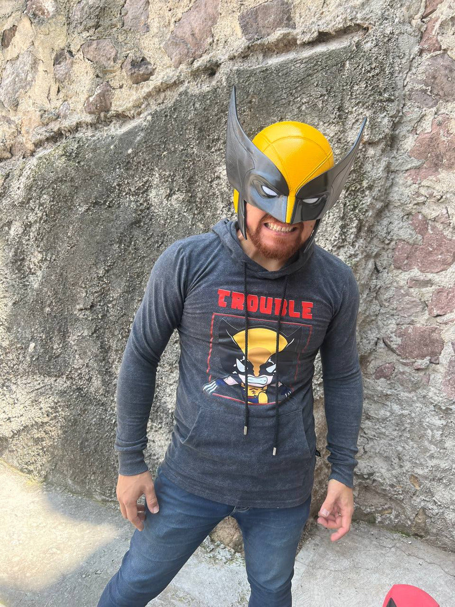 Cosplay Wolverine - Mascara Wolverine Deadpool 3 Amarillo Adulto