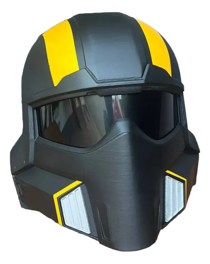 Cosplay Helldivers - Casco Tactico B-01 Negro Unitalla