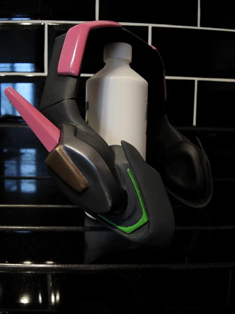 Cosplay Audifonos D.Va Overwatch Negro Unitalla