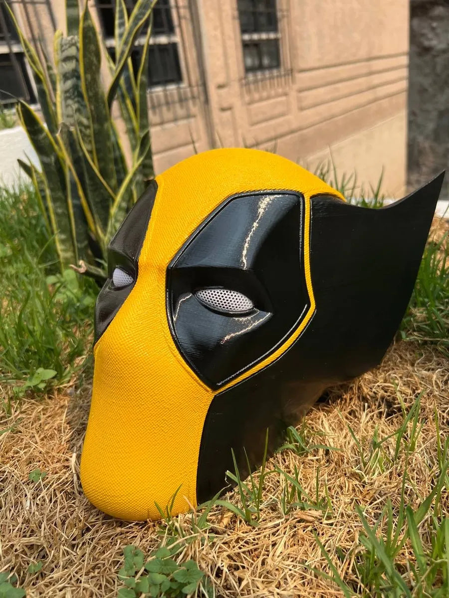 Mascara Poolverine - Deadpool 3 X Wolverine Amarillo Poolverine