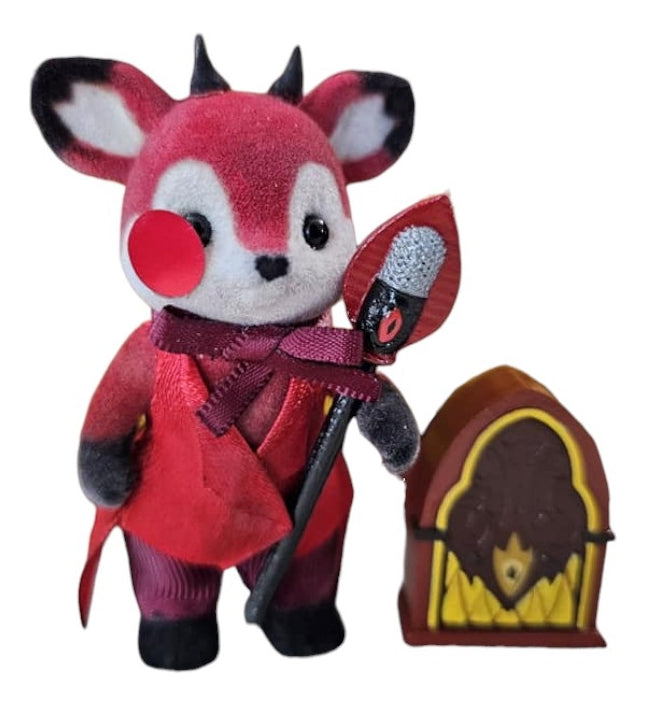 Ternurines / Sylvanian - Accesorios Alastor Hazbin Hotel Rojo Ternurin Adulto